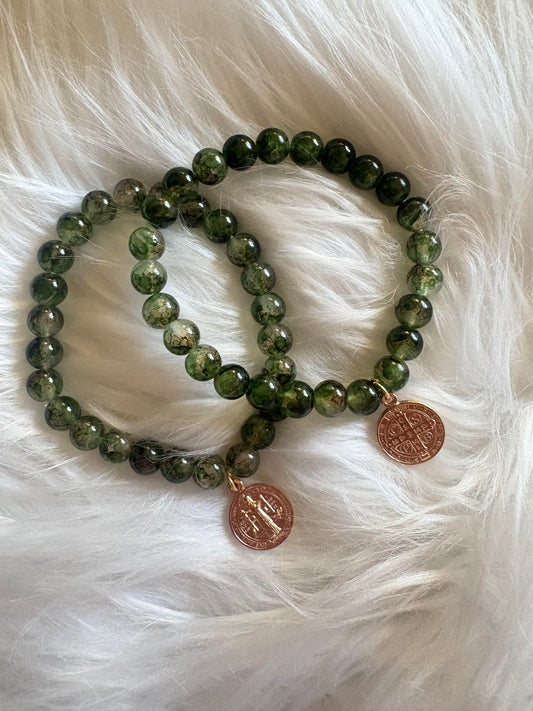 San Judas Beaded Bracelet